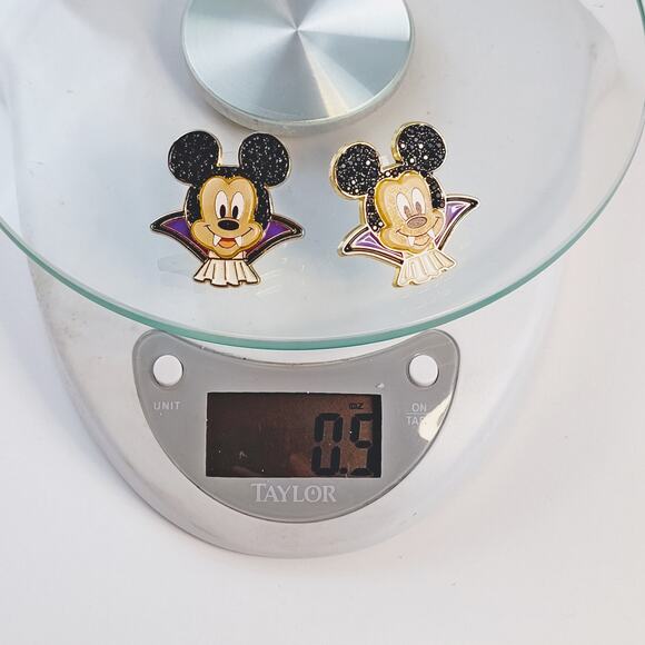 Disney x BaubleBar Mickey Halloween Vampire Stud Earrings - Picture 11 of 11